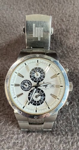 Montre homme acier effet
